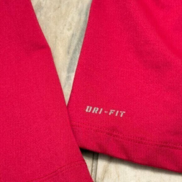 NEW Nike women's large (compression) DRI-FIT Pink mock w/thumb slots - Picture 4 of 5